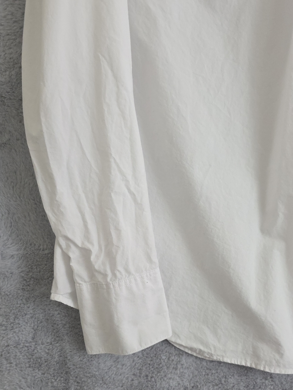 Banana Republic Women's White Button Front Shirt Medium 100% Cotton Long Sleeve - Picture 8 of 10